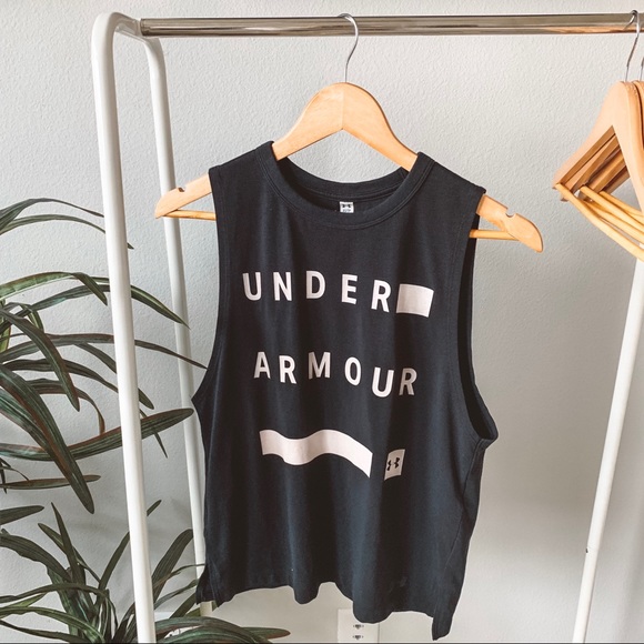Under Armour Tops - Under Armour Linear Wordmark Muscle Tank